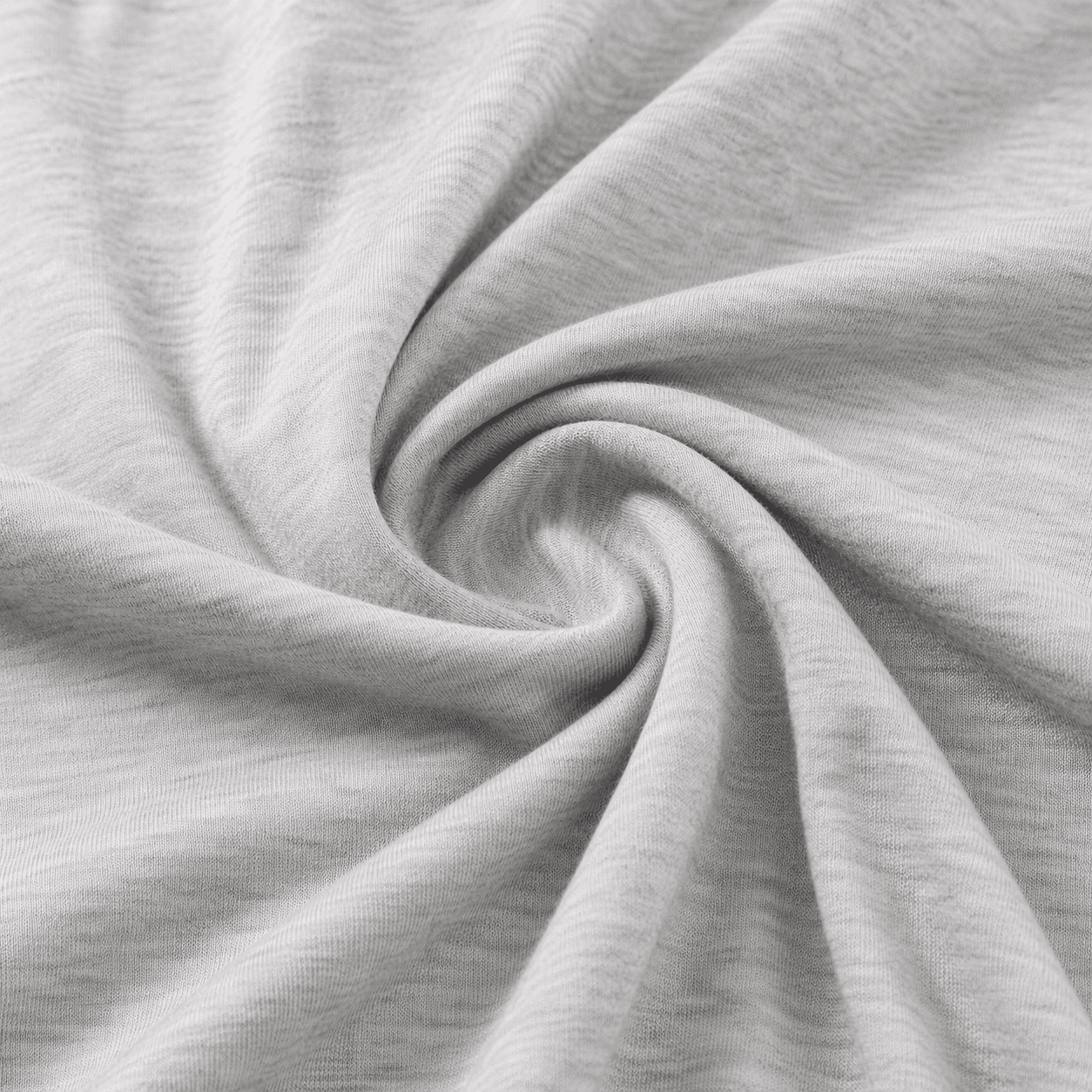 Tombé et texture du jersey Modal gris chiné de Nomi